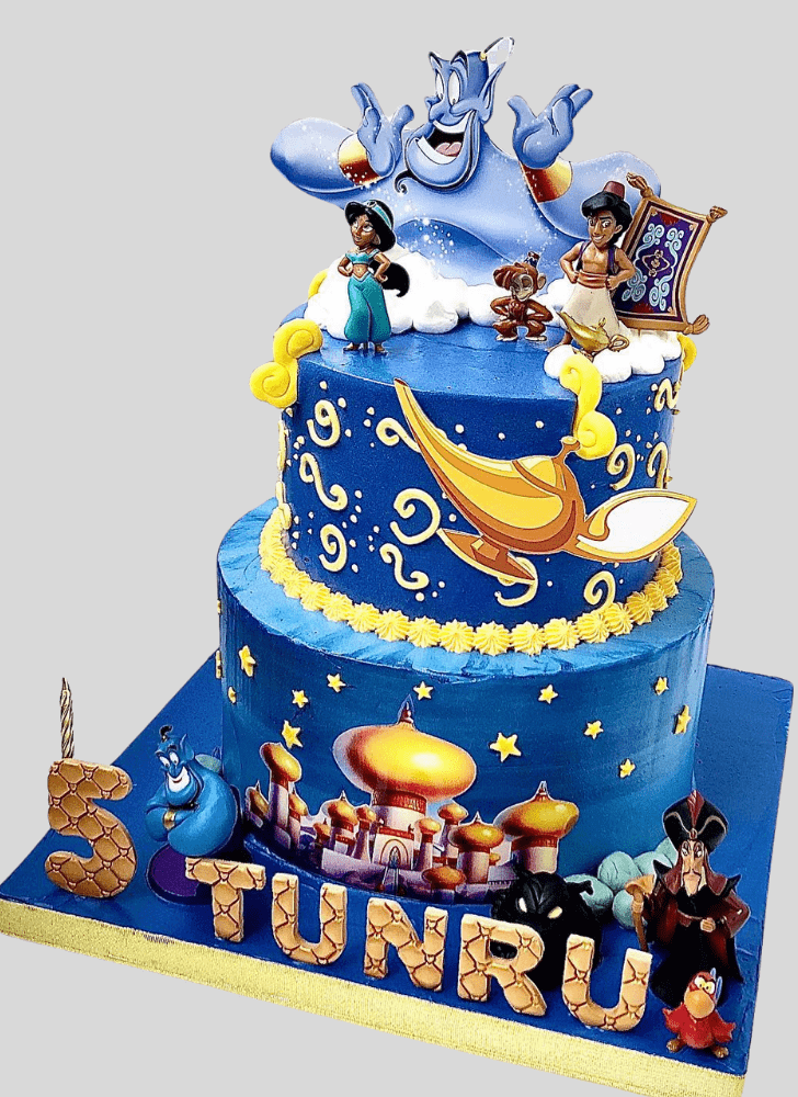 Classy Aladdin Cake