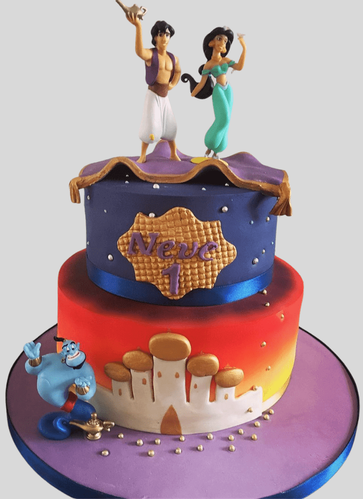 Comely Aladdin Cake