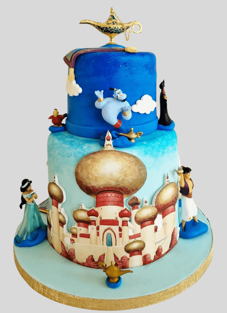 Inviting Aladdin Cake
