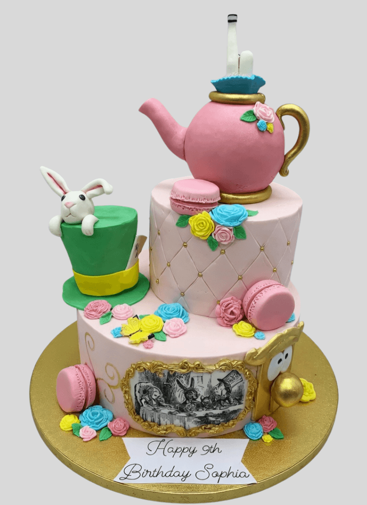 Captivating Alice in Wonderland Cake