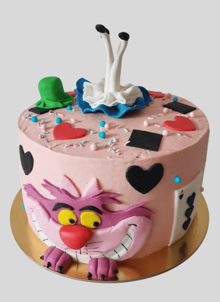 Delightful Alice in Wonderland Cake