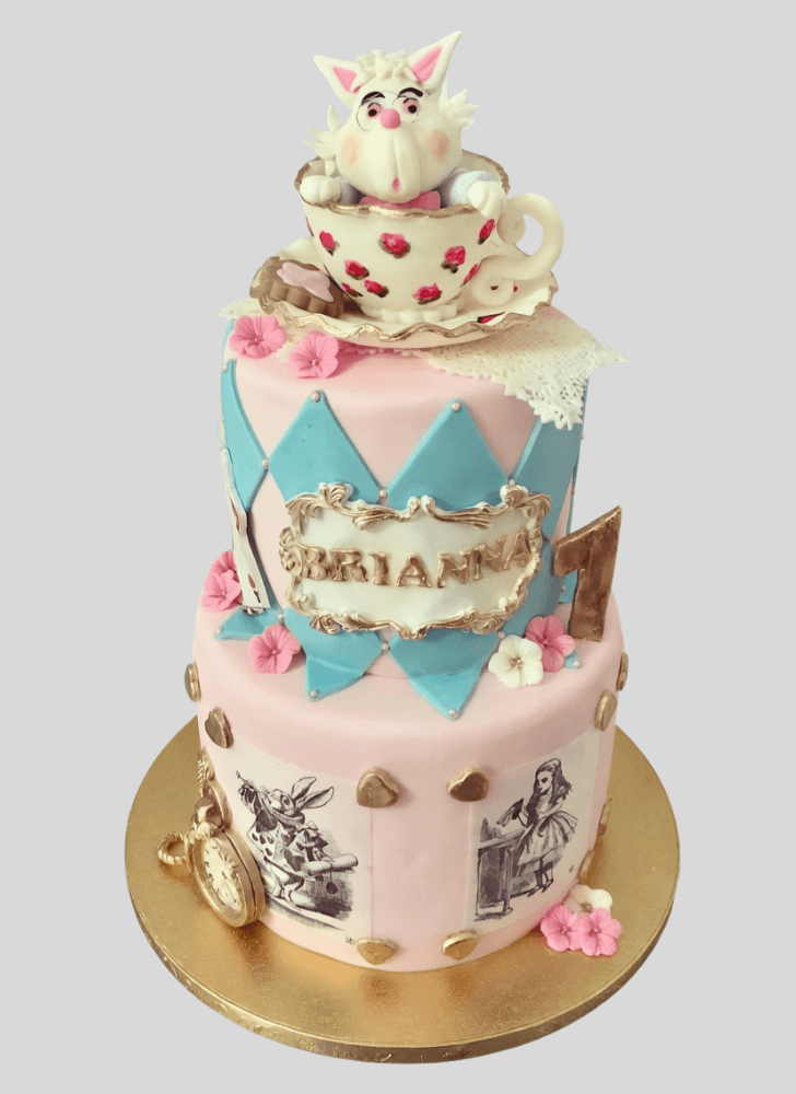 Handsome Alice in Wonderland Cake