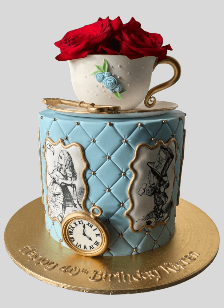 Superb Alice in Wonderland Cake