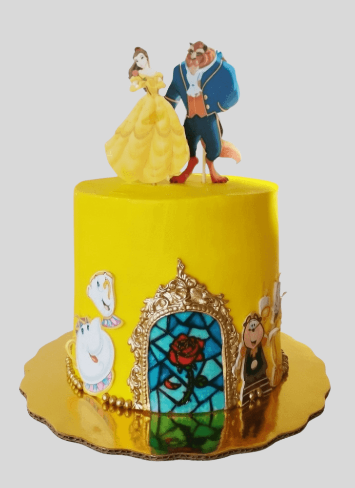 Comely Beauty and the Beast Cake