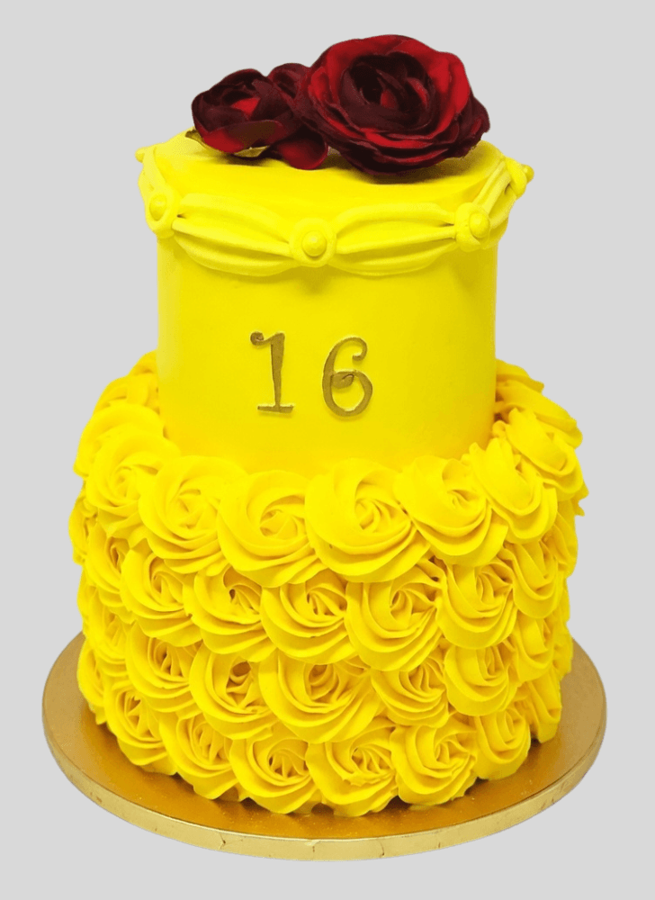 Dazzling Beauty and the Beast Cake