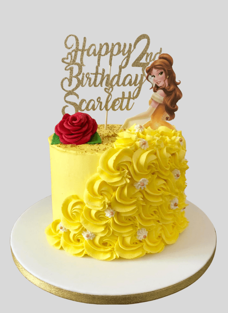 Enticing Beauty and the Beast Cake