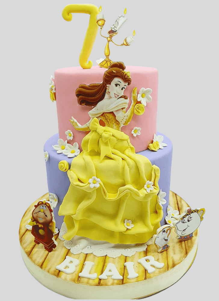 Fascinating Beauty and the Beast Cake