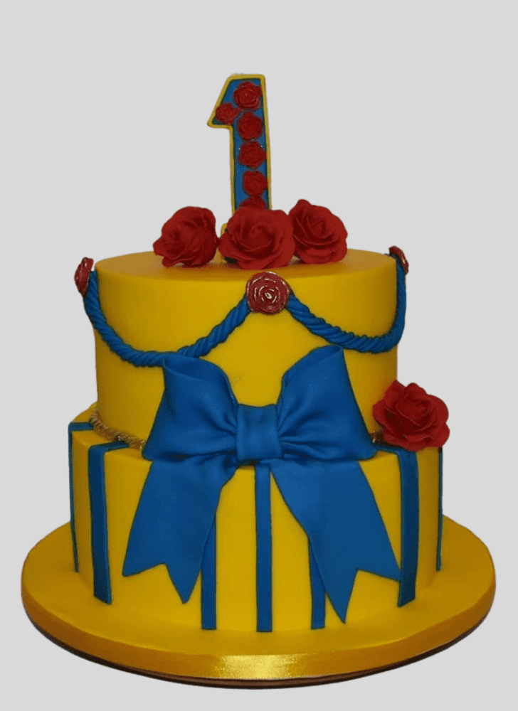 Fetching Beauty and the Beast Cake