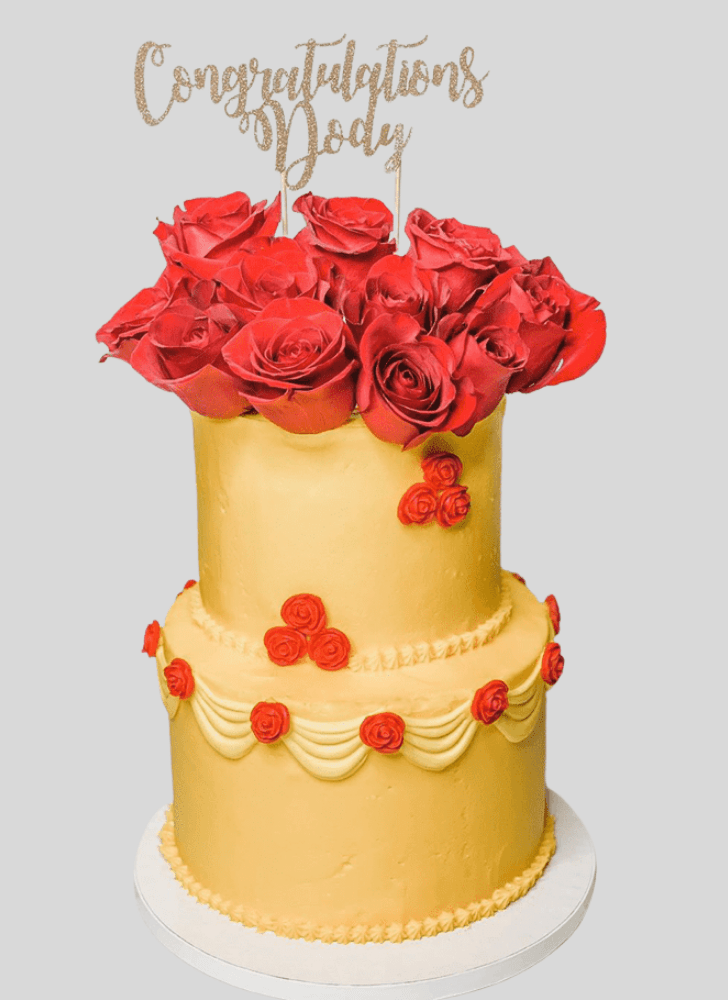 Good Looking Beauty and the Beast Cake