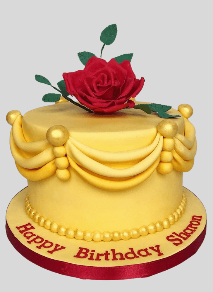 Handsome Beauty and the Beast Cake