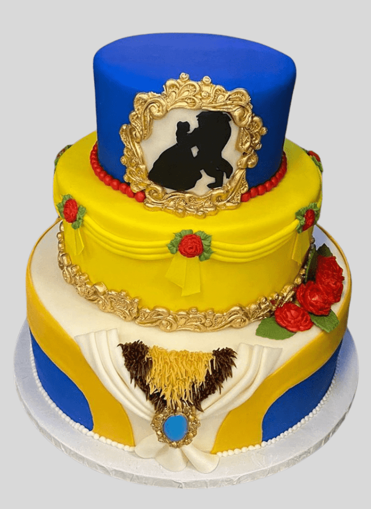 Magnificent Beauty and the Beast Cake