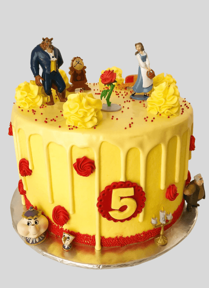 Marvelous Beauty and the Beast Cake
