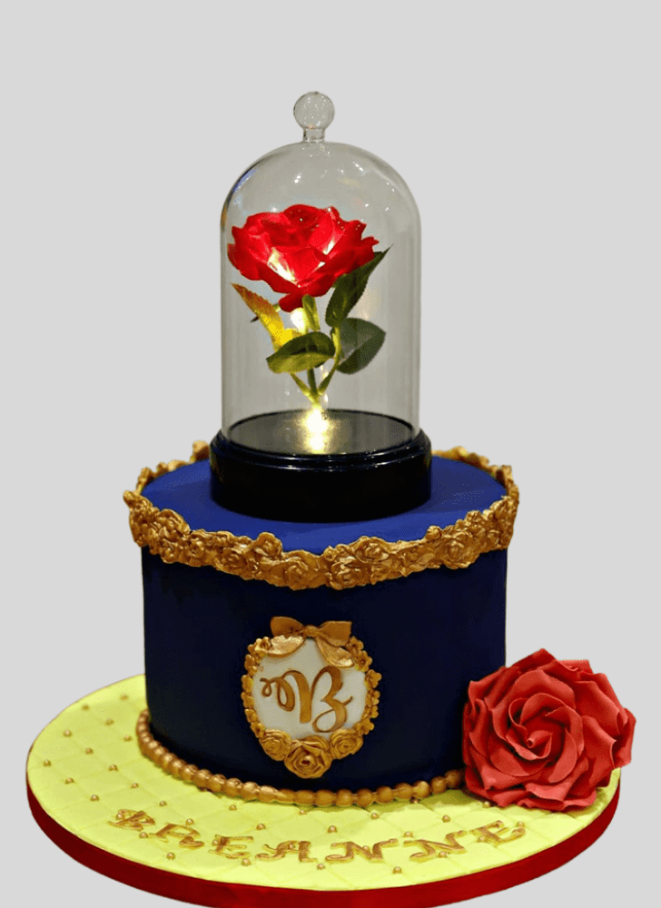 Mesmeric Beauty and the Beast Cake