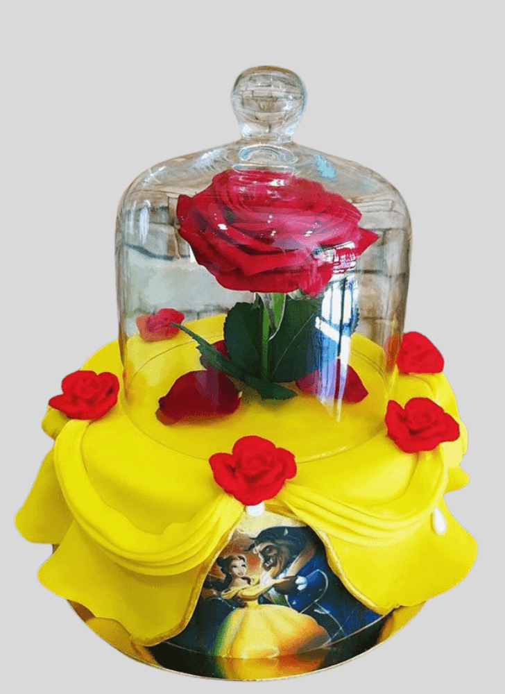 Refined Beauty and the Beast Cake