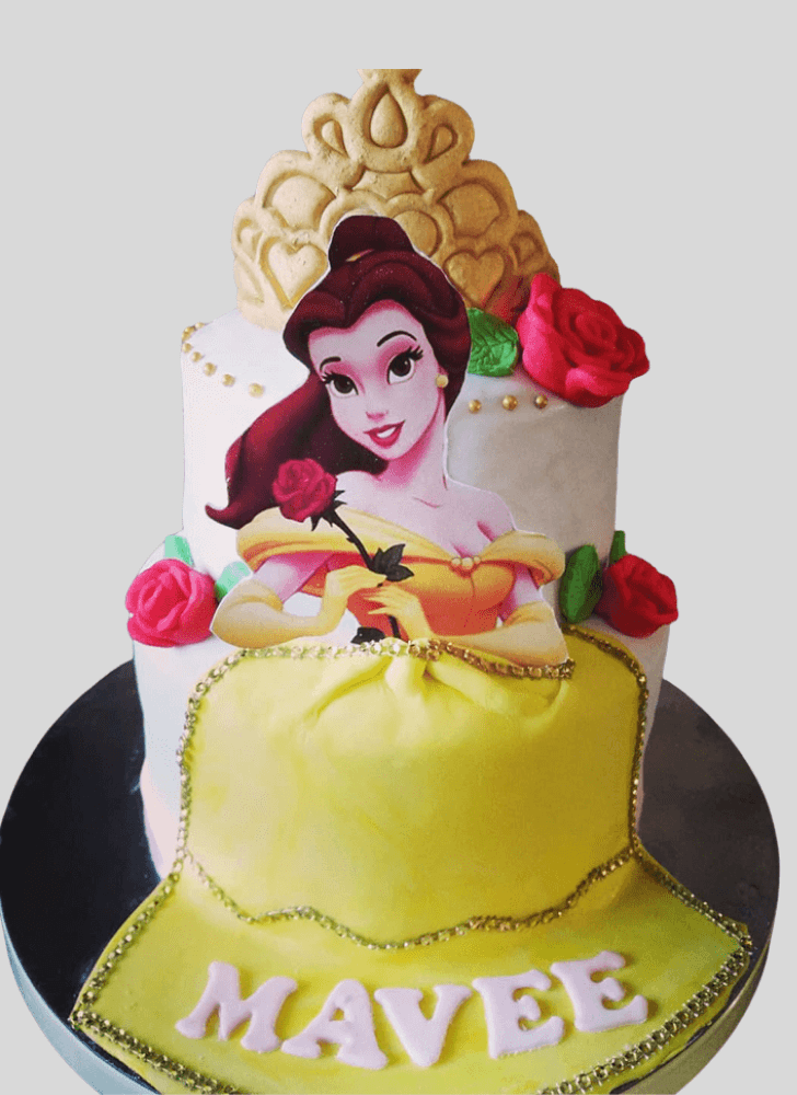 Shapely Beauty and the Beast Cake