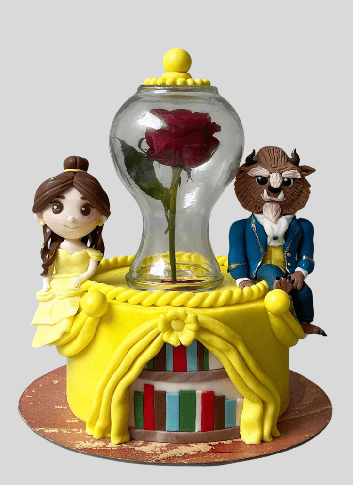 Splendid Beauty and the Beast Cake