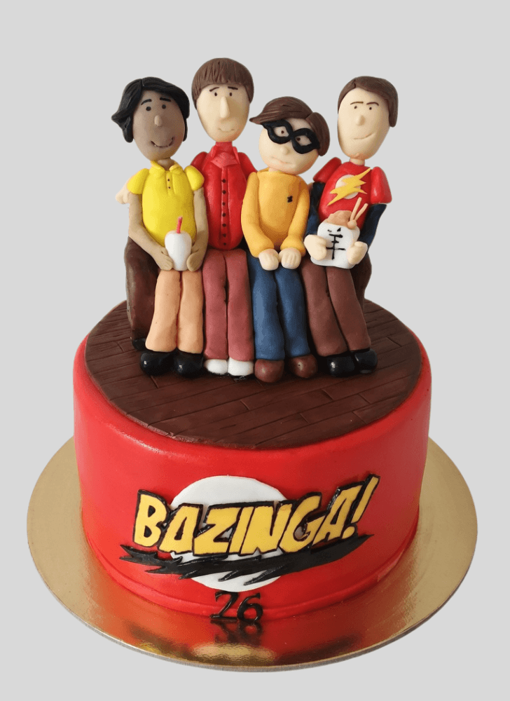 Admirable Big Bang Theory Cake Design