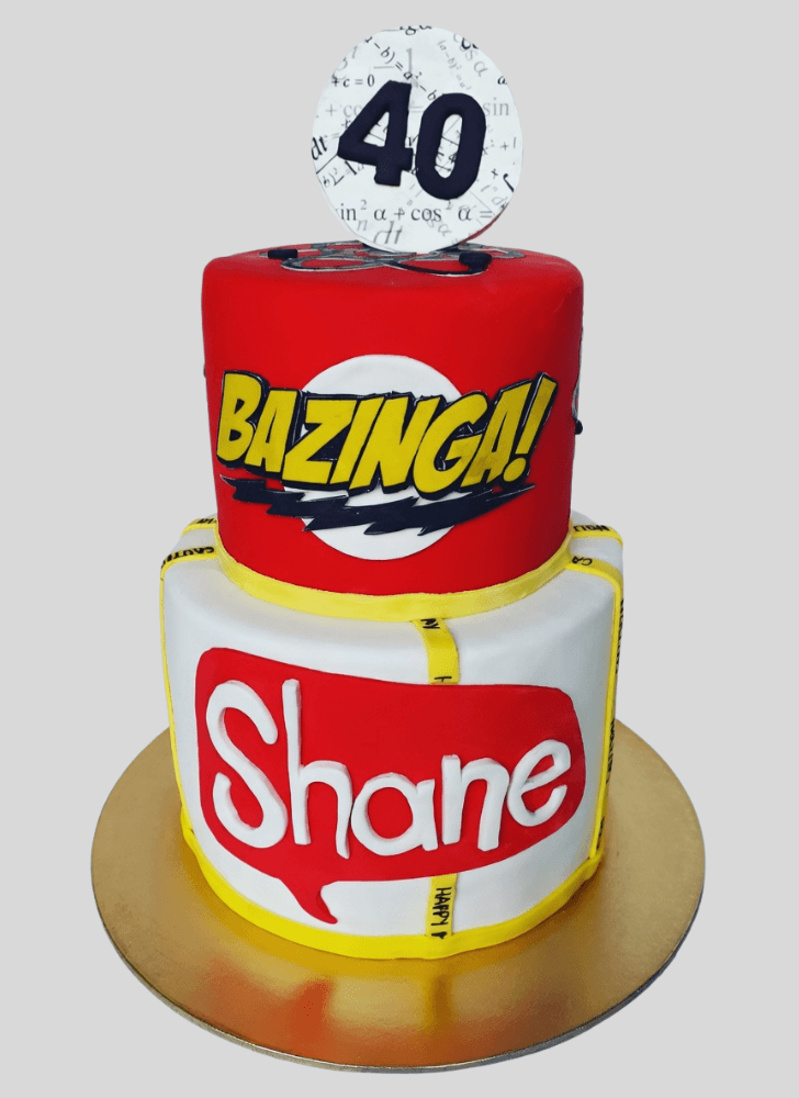 Appealing Big Bang Theory Cake