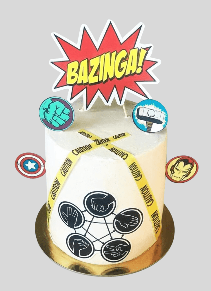 Classy Big Bang Theory Cake