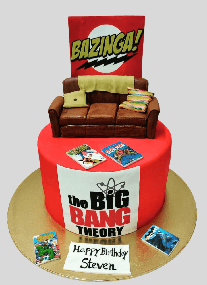 Comely Big Bang Theory Cake