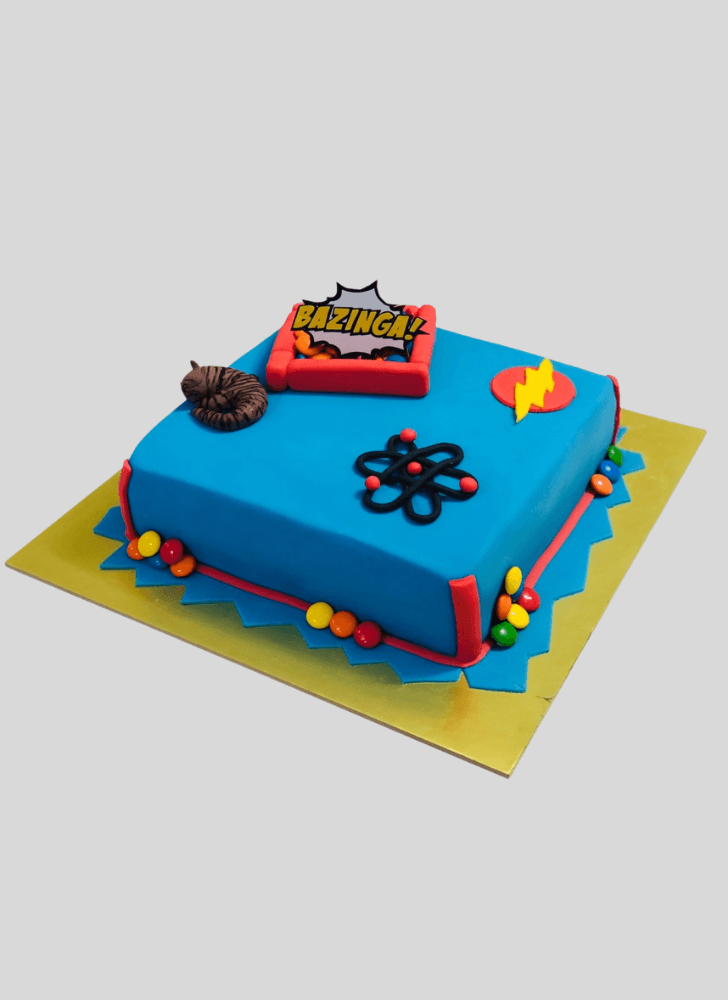 Delicate Big Bang Theory Cake