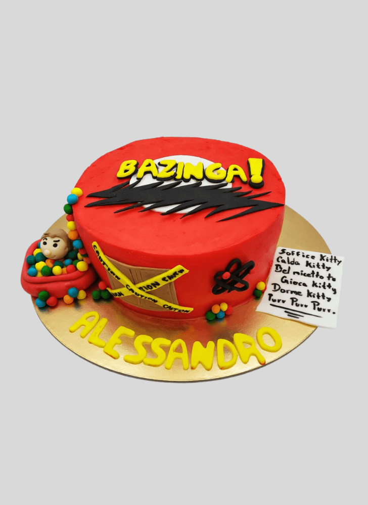 Elegant Big Bang Theory Cake