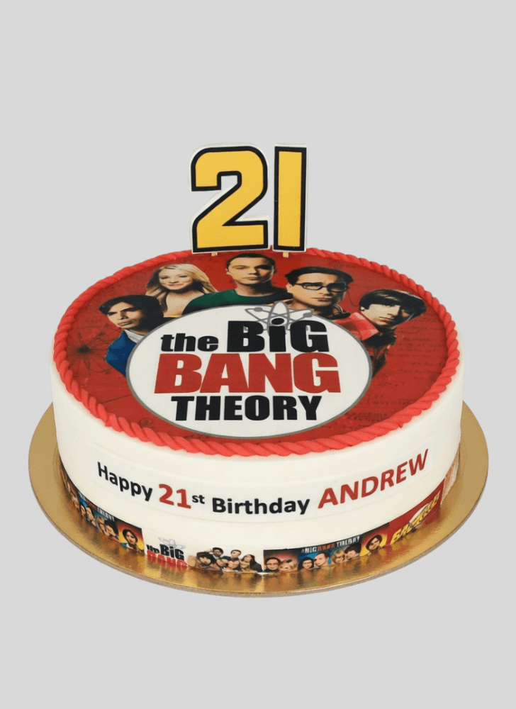 Fetching Big Bang Theory Cake