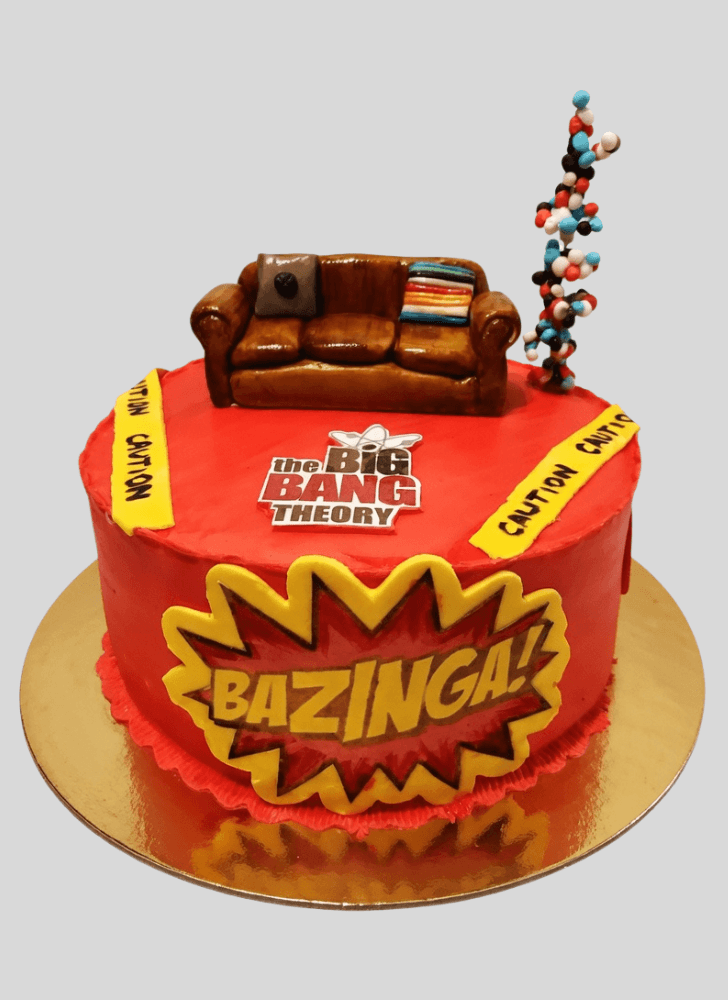 Graceful Big Bang Theory Cake