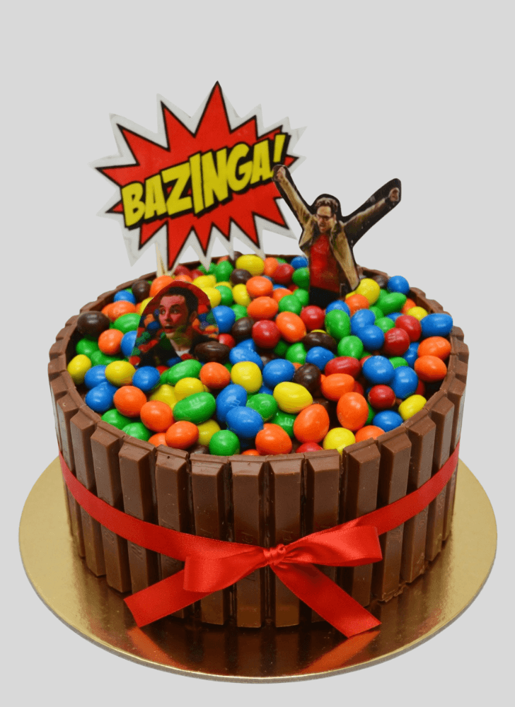 Inviting Big Bang Theory Cake