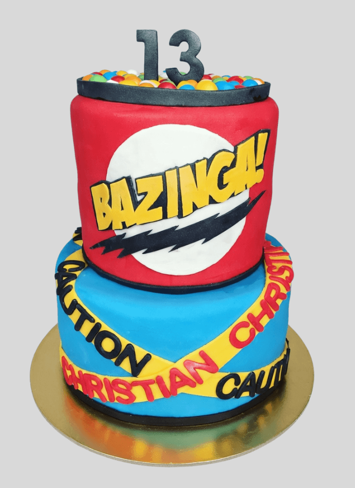Lovely Big Bang Theory Cake Design