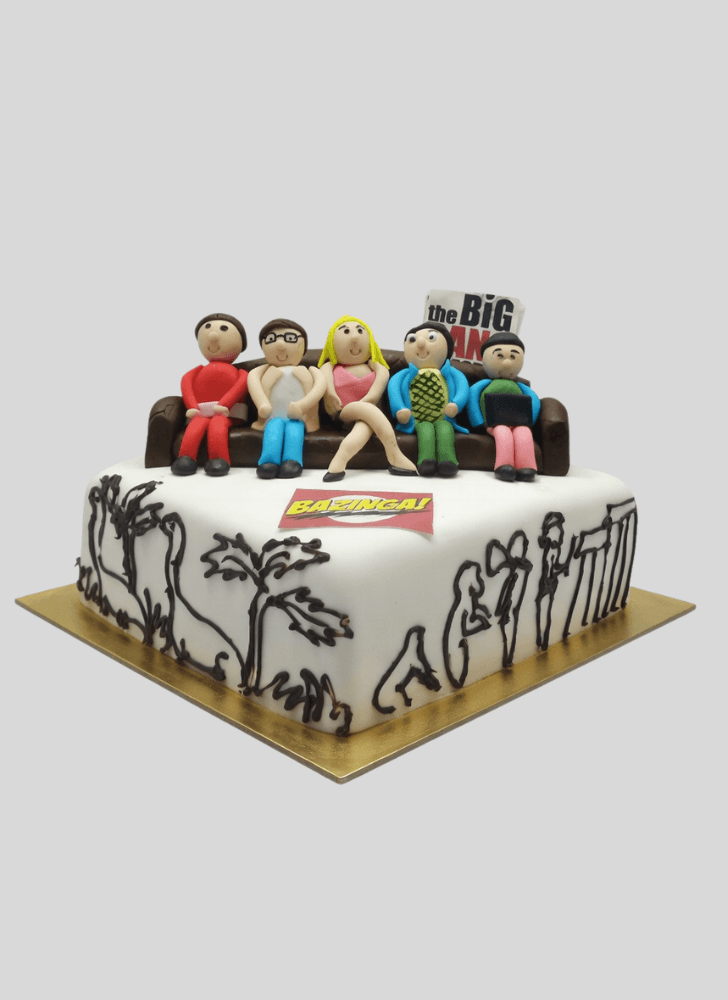 Magnetic Big Bang Theory Cake