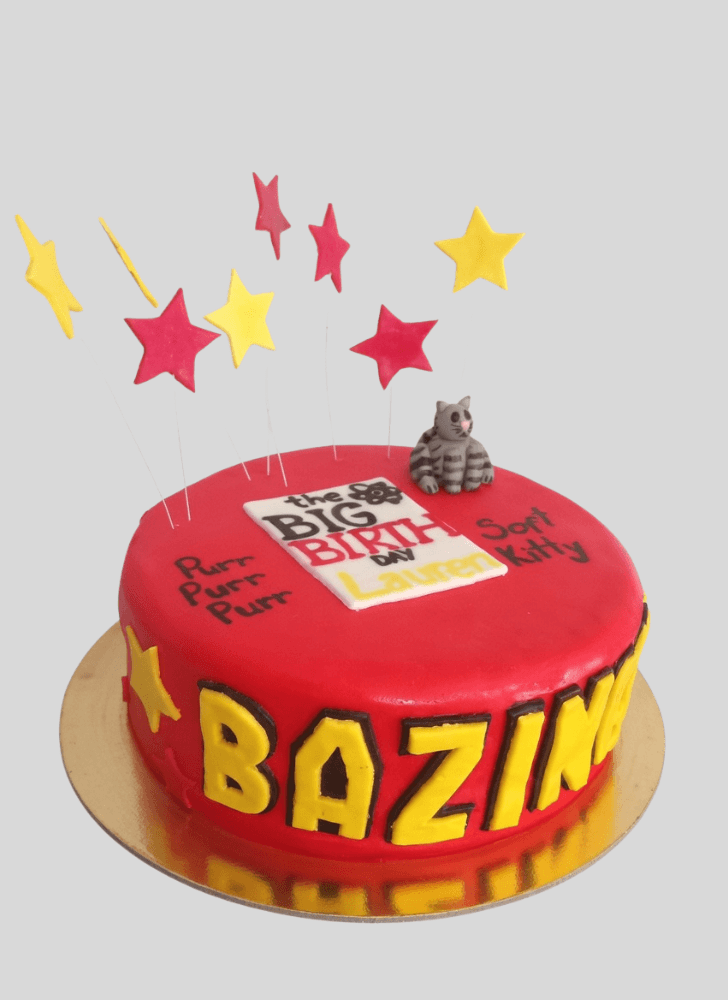 Mesmeric Big Bang Theory Cake