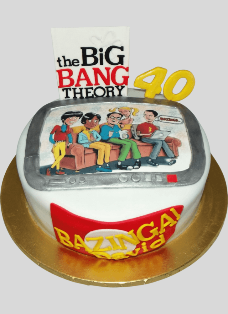 Pretty Big Bang Theory Cake