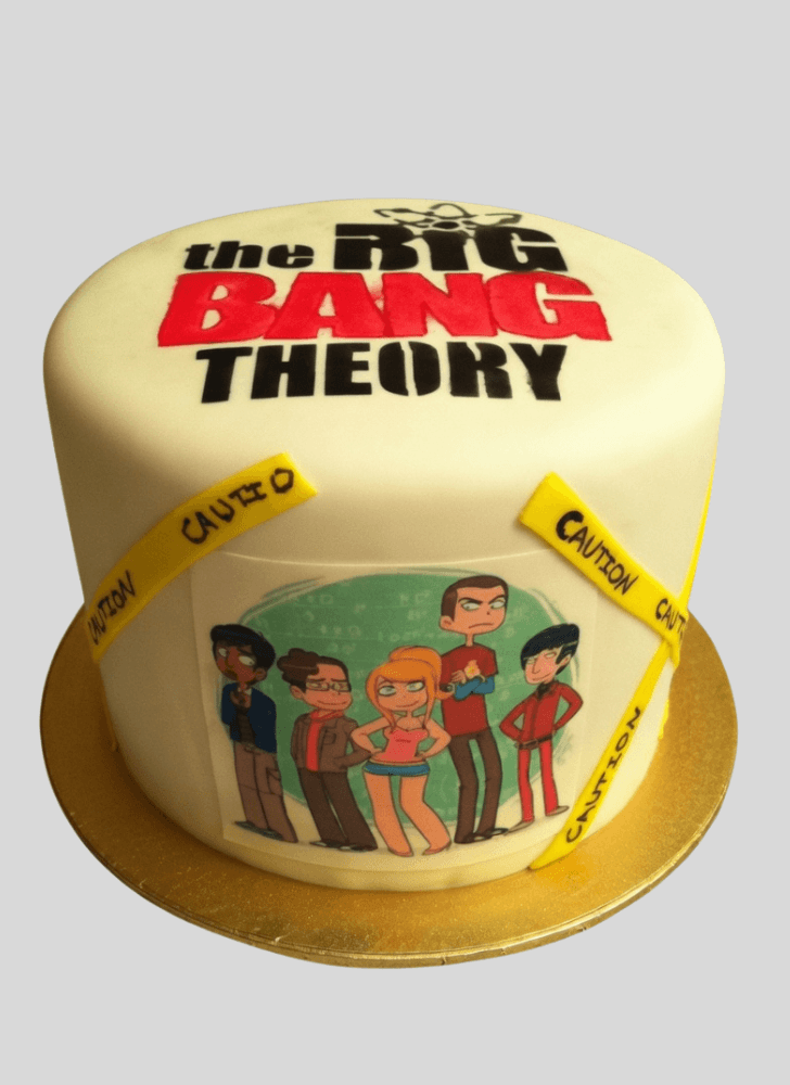 Refined Big Bang Theory Cake