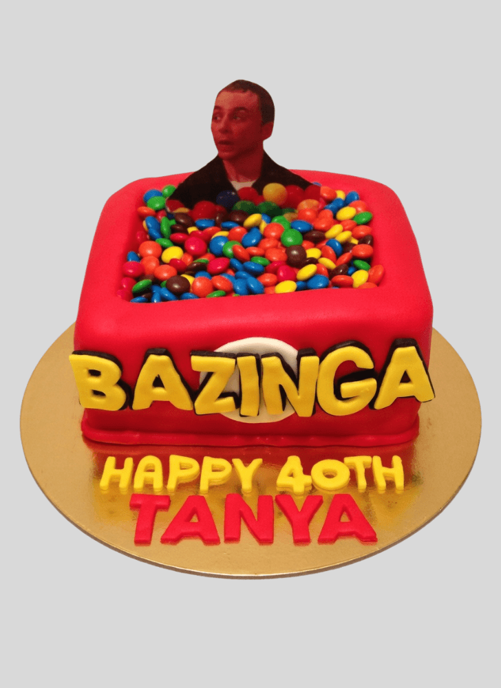 Shapely Big Bang Theory Cake