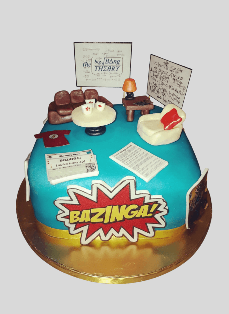 Slightly Big Bang Theory Cake