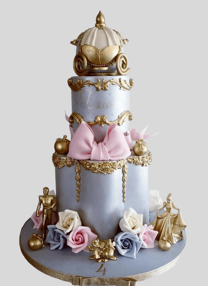 Lovely Cinderella Cake Design