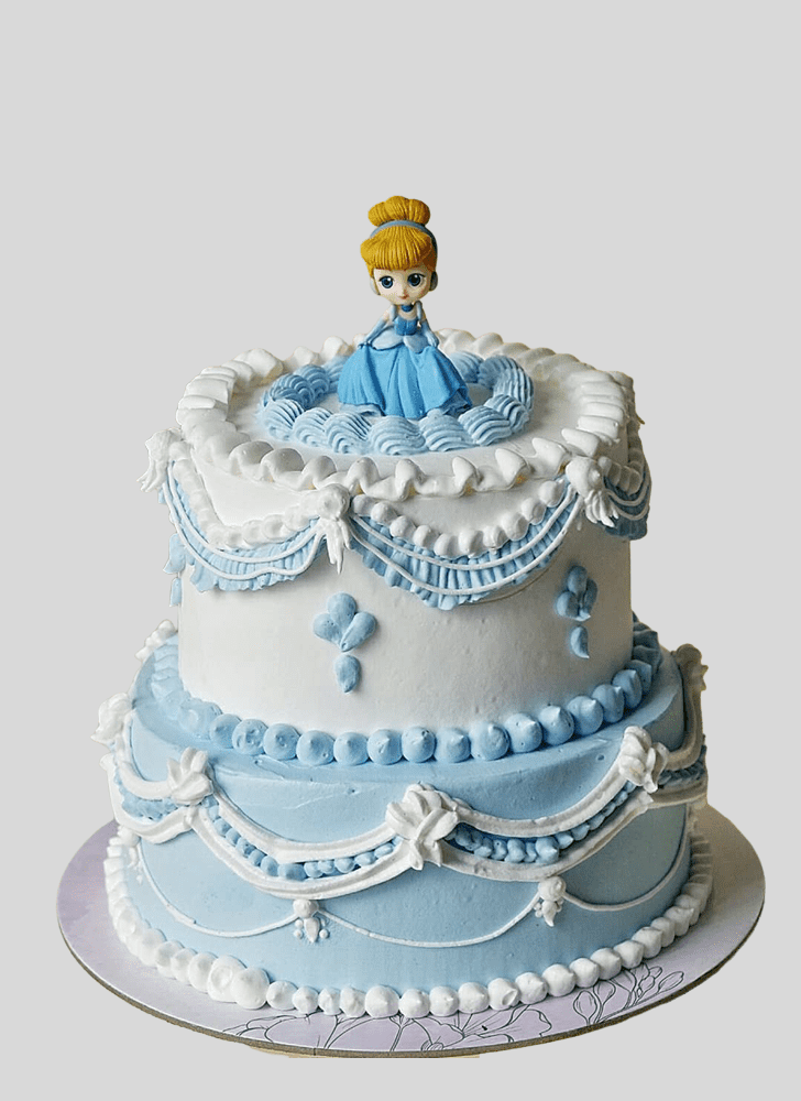 Wonderful Cinderella Cake Design
