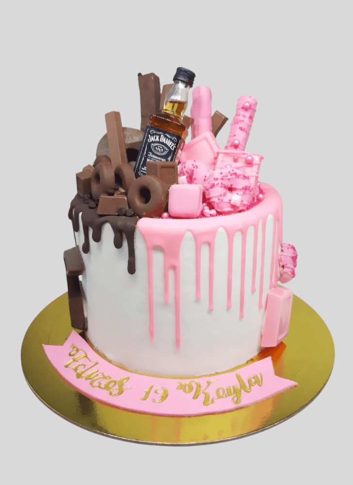 Resplendent Drip Cake