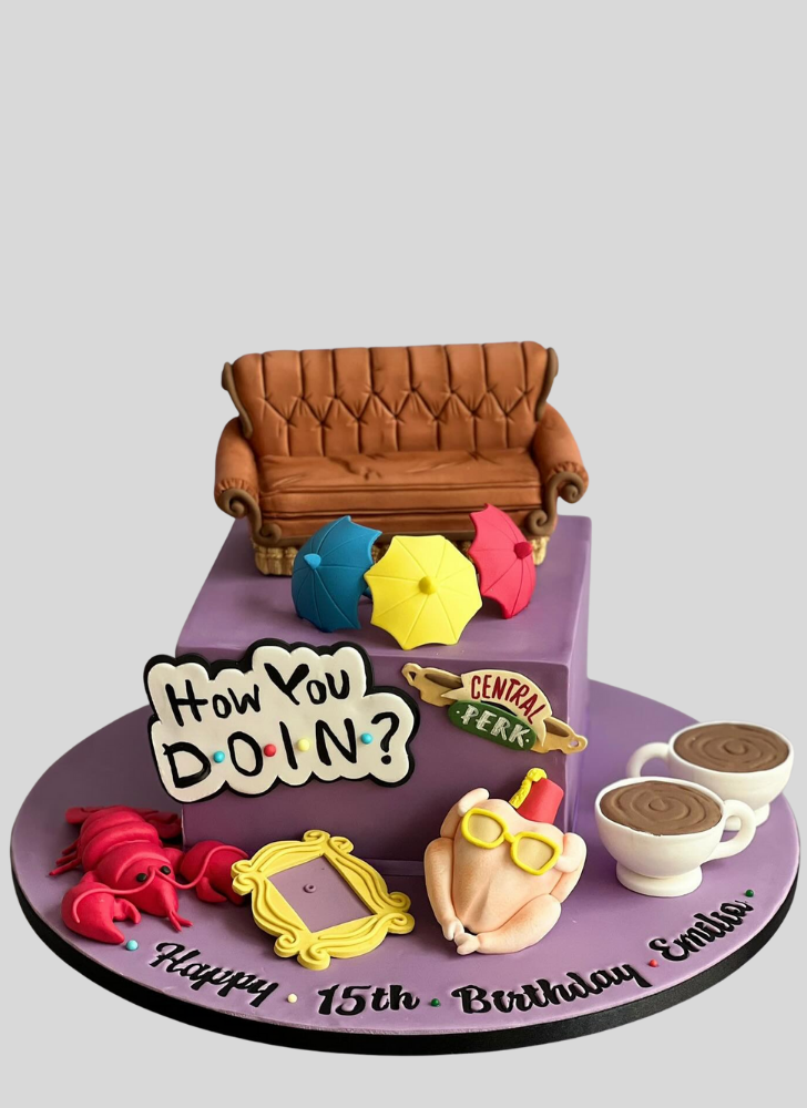 Alluring Friends Cake