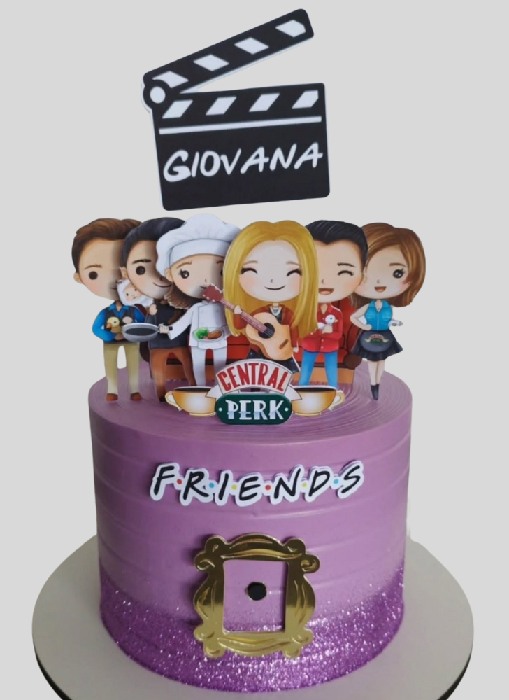 Delicate Friends Cake