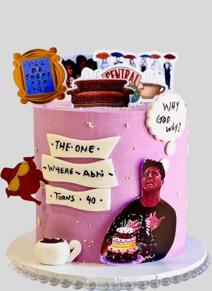 Wonderful Friends Cake Design