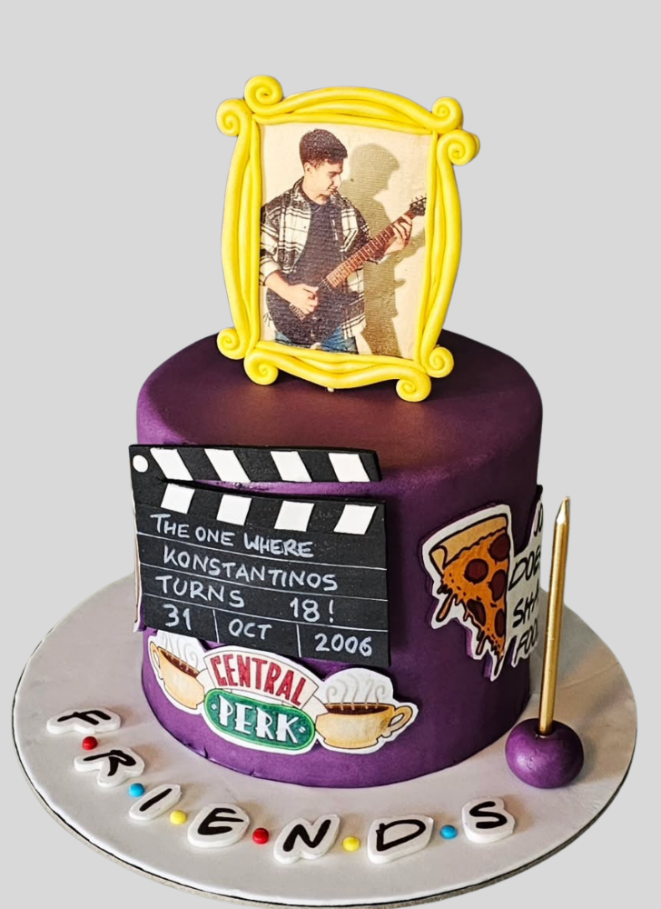 Mesmeric Friends Cake