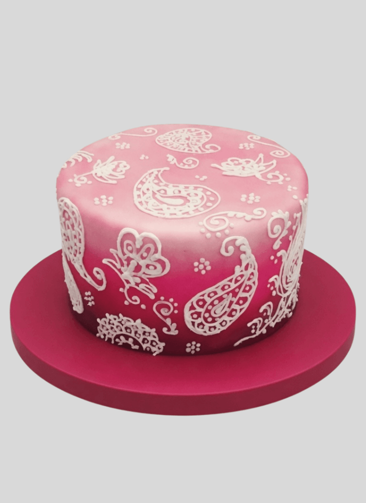 Angelic Henna Cake