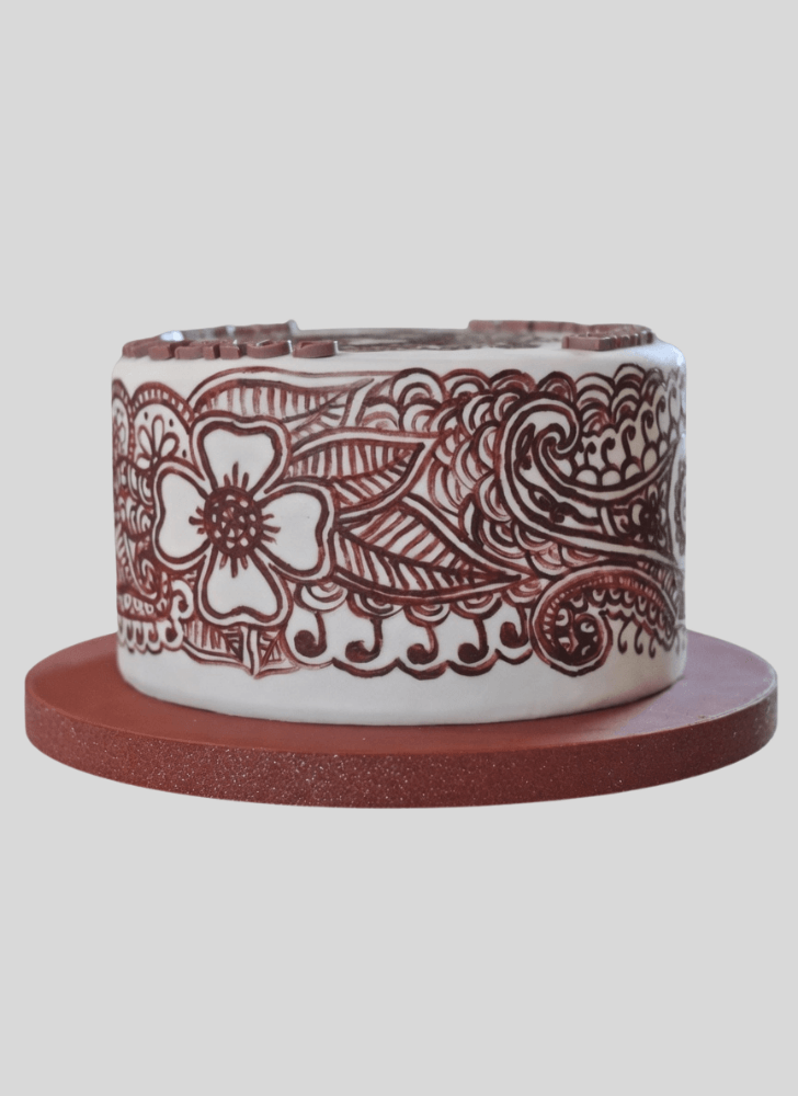 Charming Henna Cake