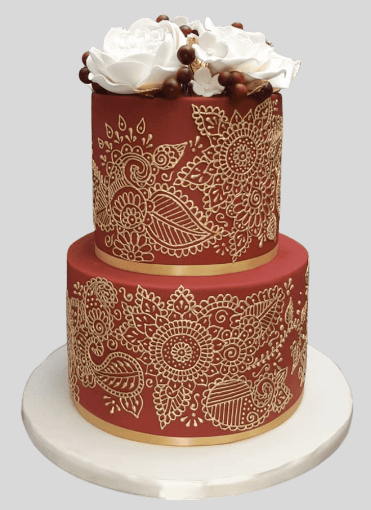 Dazzling Henna Cake