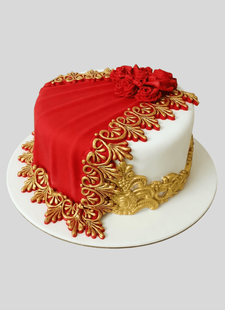 Elegant Henna Cake