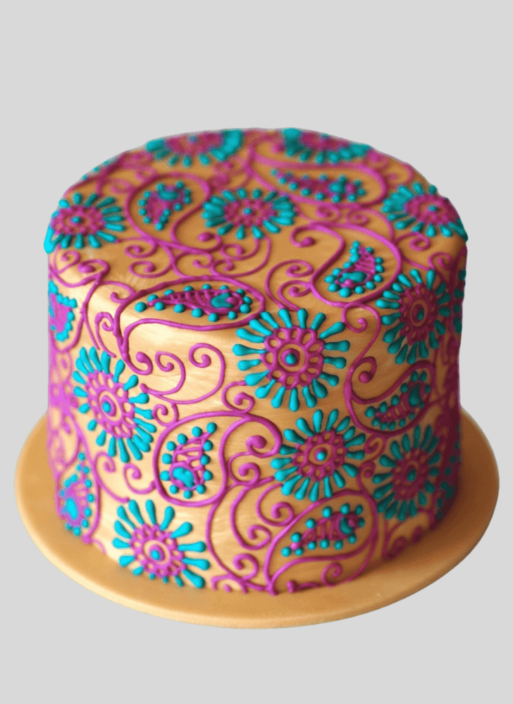 Enthralling Henna Cake