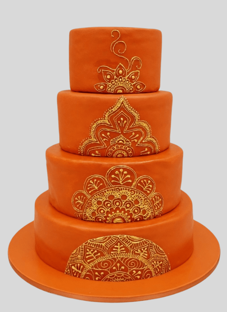 Gorgeous Henna Cake