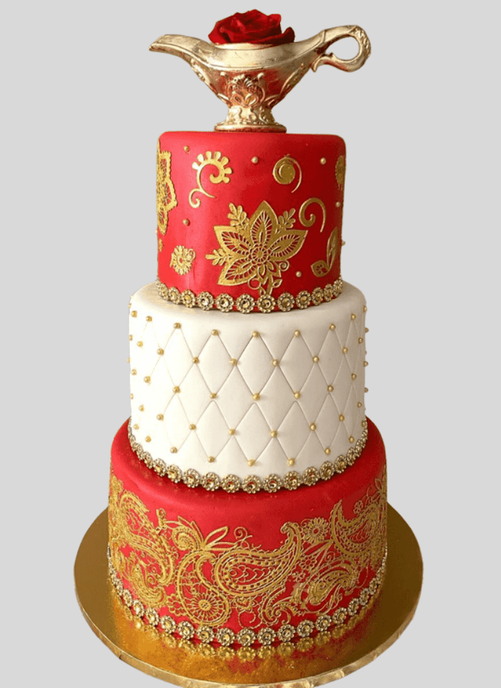 Inviting Henna Cake